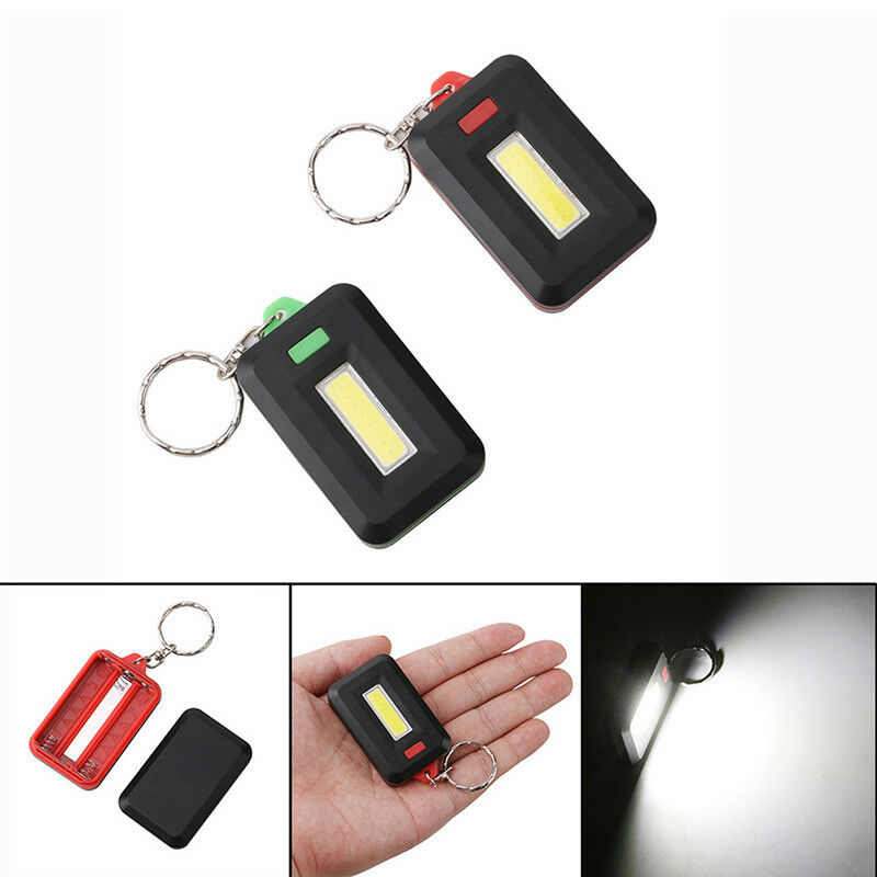 Mini LED COB Flashlight Waterproof Portable Keychain Torch Light Camping L.l8
