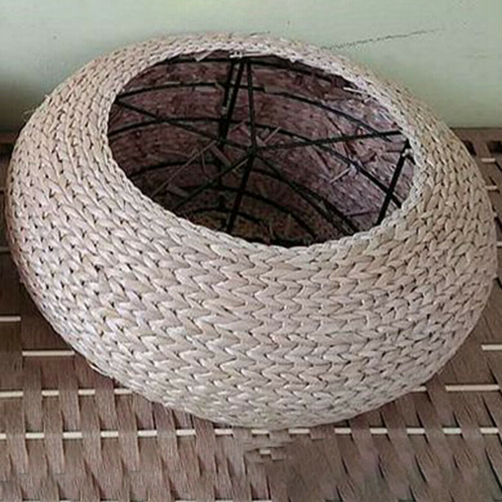 Straw Round Sitting Cushion Tatami Floor Mat Handmade Room Garden Seat Mat