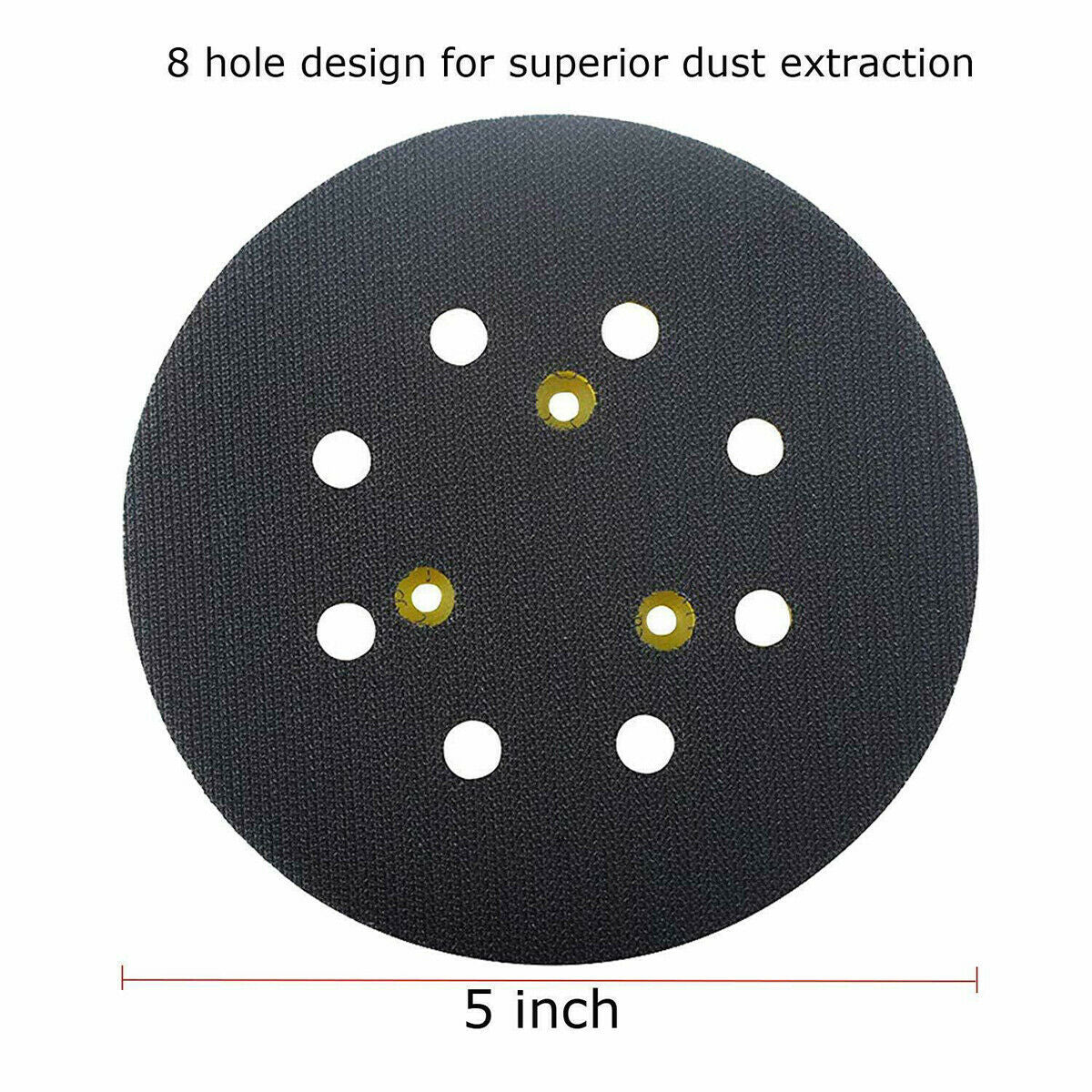 5" 8hole Sander Pad Hook & Loop Dewalt Porter Cable Decker 151281-08 DW421K NEW