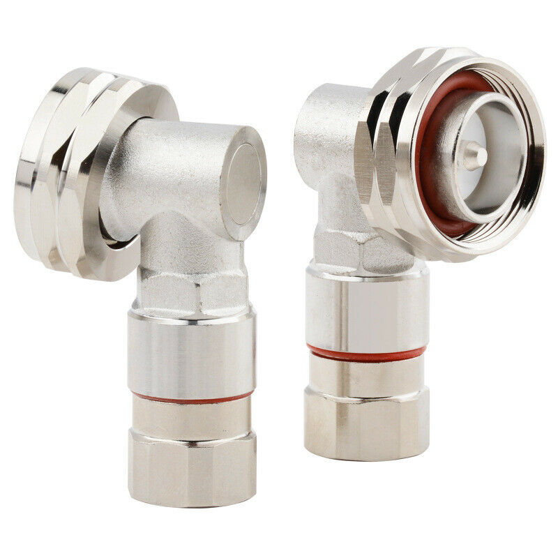 All Copper 1/2 Feeder Din Right Angle Elbow Coaxial Rf Cable Din7/16 Type Elbow