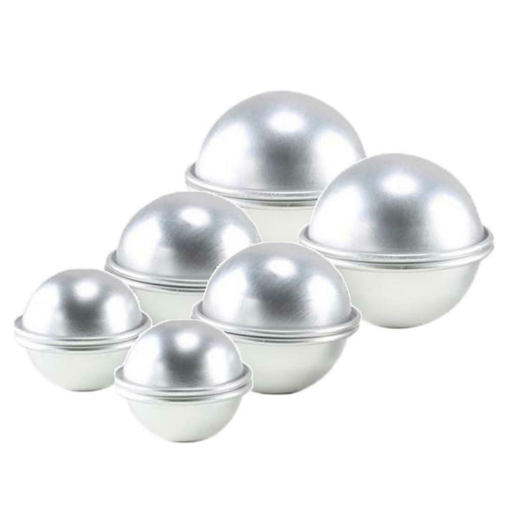 6Pieces DIY Bath Bomb Molds Kid's Bakery Homemade Cupcakes Mold Baking Tools