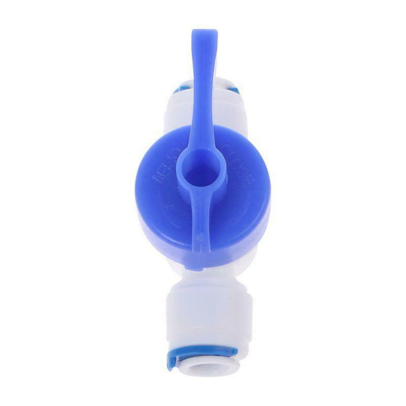 1/4'' Inline New Ball Valve Quick Connect Shut off For RO Water Reverse Osmosis