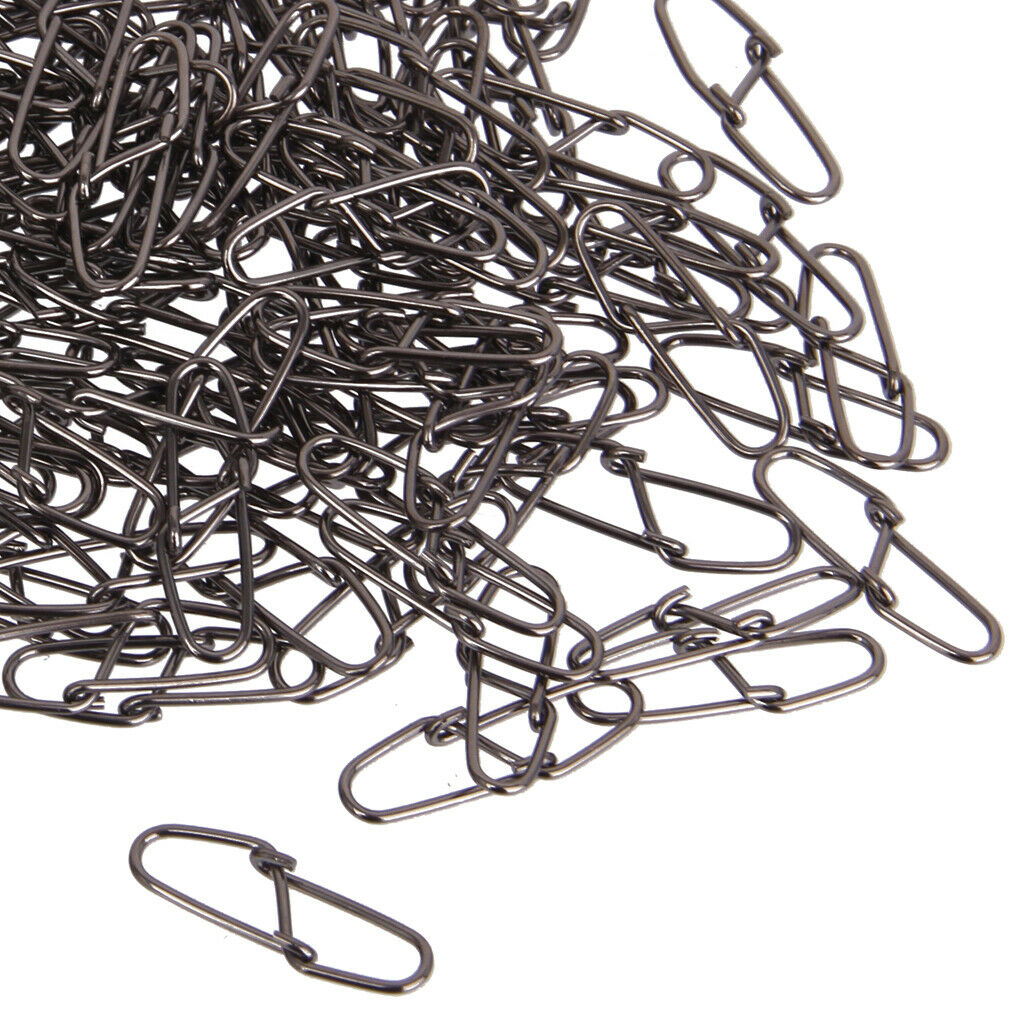 100pcs Stainless Steel Fishing Hook Lure Pin Accessories Connectors
