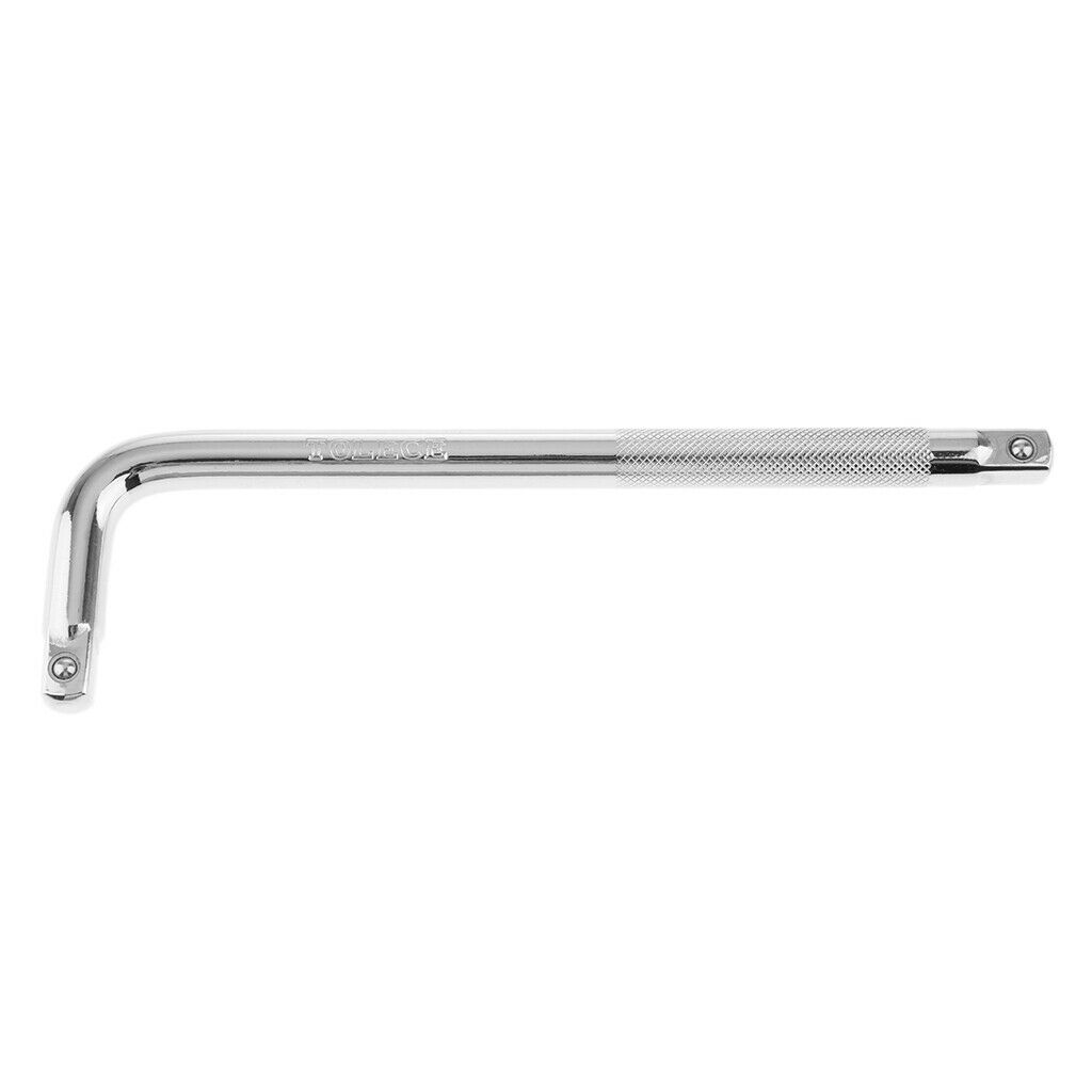1/2" L-Handle Curved Rod Extend Bar Socket Wrench Hand Tool 8 Inches
