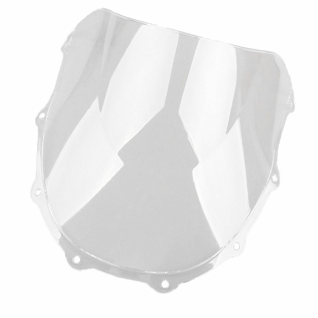 Clear Motor Double Bubble  Windscreen for Kawasaki Ninja ZX7R ZX 7R 750P 1996-03