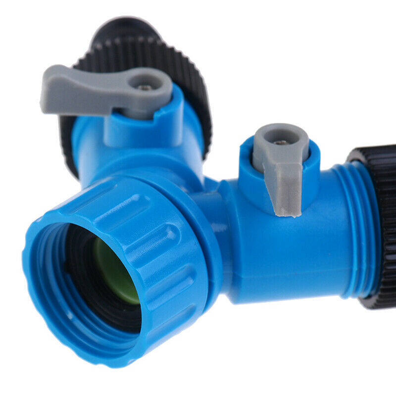 3/4'' Two Way Y Hose Pipe Garden Irrigation Splitter Tap Connector Fitti.l8