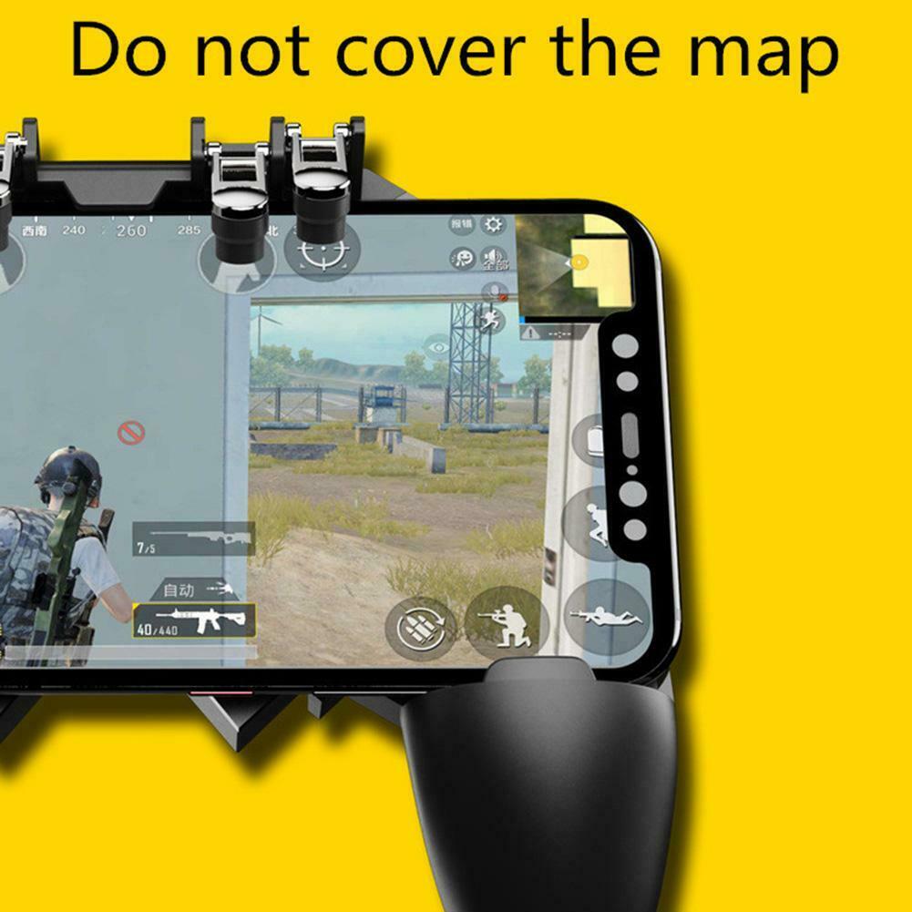 AK66 Six Finger All-in-One Mobile Game Controller Fire Key Button for PUBG @