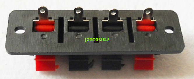 1pcs Speaker Junction Box 4-way Terminal block connector clip HiFi Audio Parts