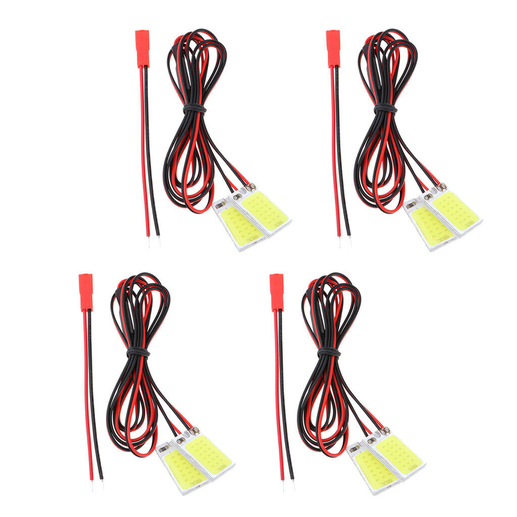 4x LED Strobe Lights for RC Drone Aircraft Models Night Flying Flight Accs