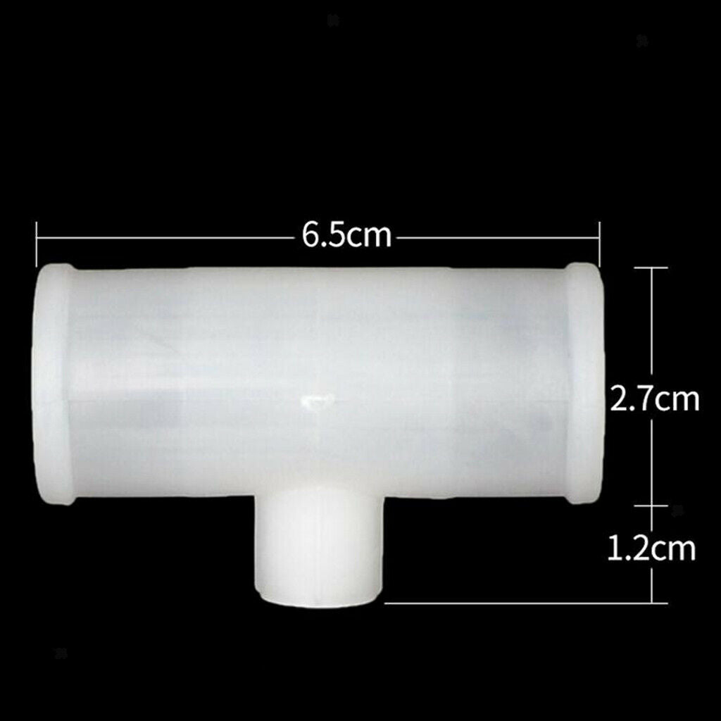 10pcs 3/4" PVC Tee Fittings Joints Tubes for Automatic Poultry Waterer