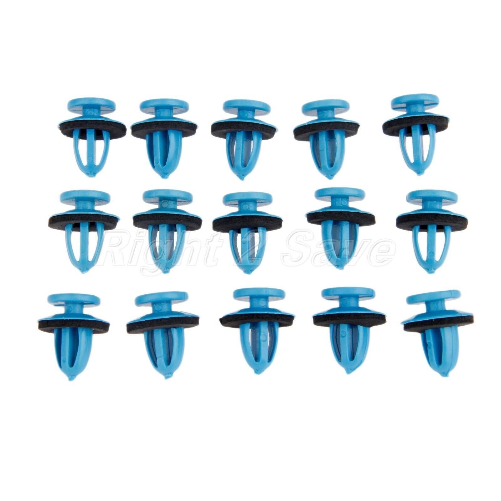 50X Car Fastener Clips Screw Fastener Fender Bumper Plate  Pad Universal