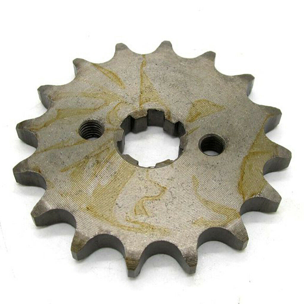 2x 16T Teeth 17mm 428 Chain Front Sprocket Cog Pit Quad Dirt Bike ATV Buggy