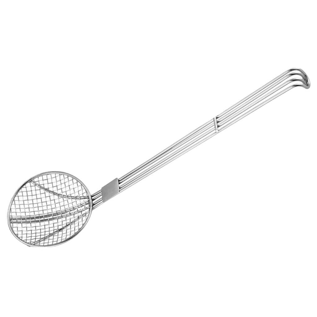 Stainless Steel Oil Grid Filter Spoon Hot Pot Skimmer Frying Filter 48cm