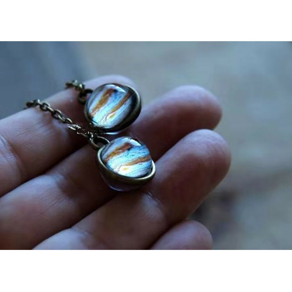 Jupitor Necklace - Outer Space Pendant Solar System Science Jewelry Planet Gift