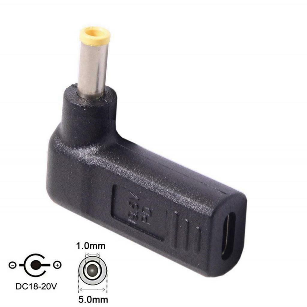 5010 Famle To Type-C With PD Chip Laptop Adapter Power Charger Connect