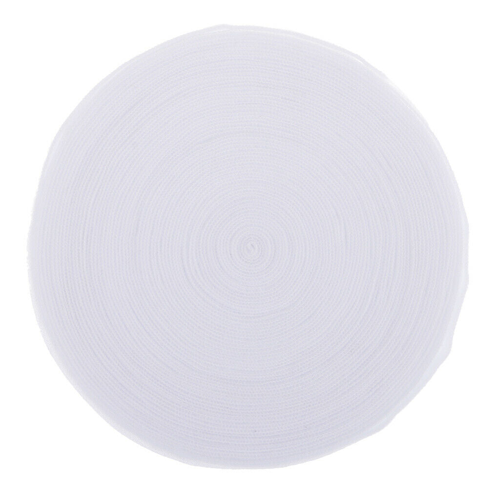 Prettyia Cotton 10 Meters Length White Knit Elastic Band Sewing Carft