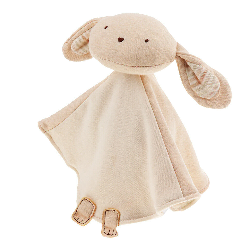 Baby Infant Organic Cotton Soft Cute Animal Hand Appease Towel Rabbit