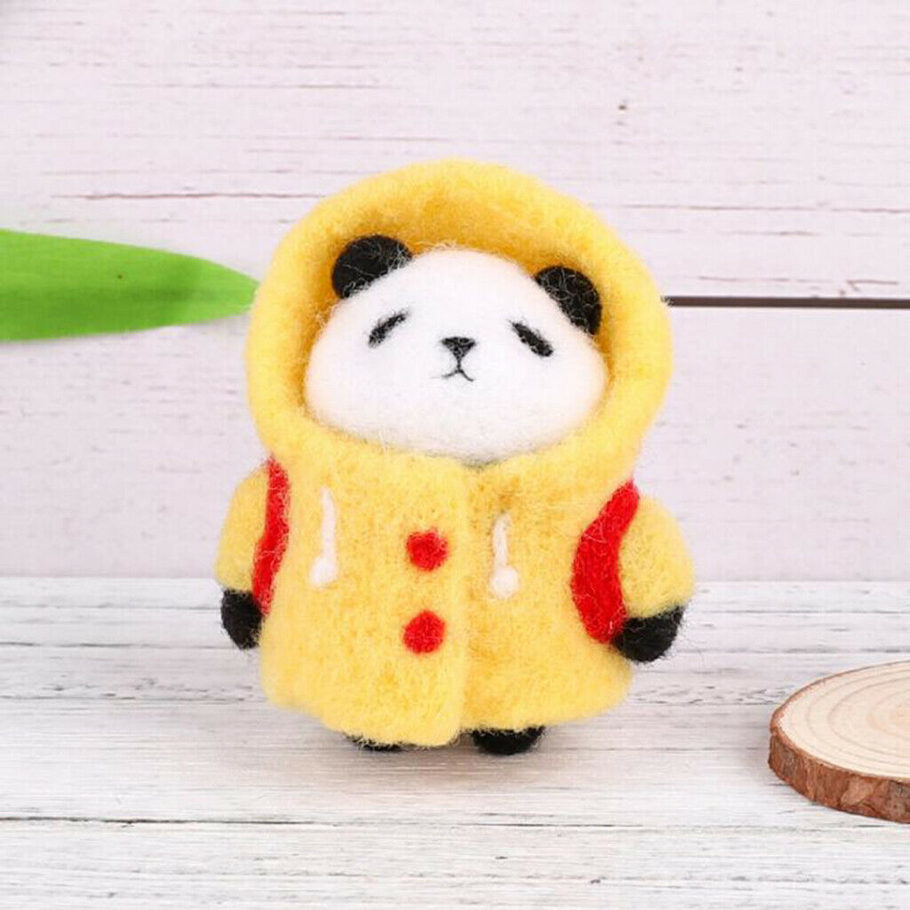 1 Set Panda Needle Felting Kits Felting Needle for Beginners Student Panda