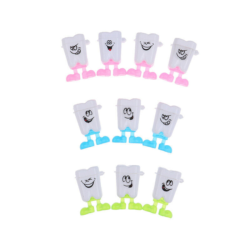 10 Pcs Teeth Shape Milk Teeth Storage Case Baby Teeth Box Organizer Holder R Lt