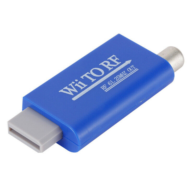 For WII to RF Signal Converter For Game Console Old TV Display Video Adapter US