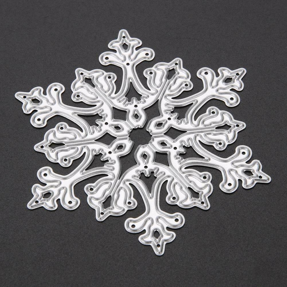 4pcs Christmas Snowflake Scrapbooking Album Paper Card Diary Hand Craft A#S