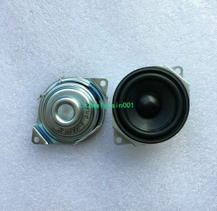 2pcs 52MM 4Ohm 4Ω 3W Full-range speaker Loudspeaker HiFi audio part Rubber edge