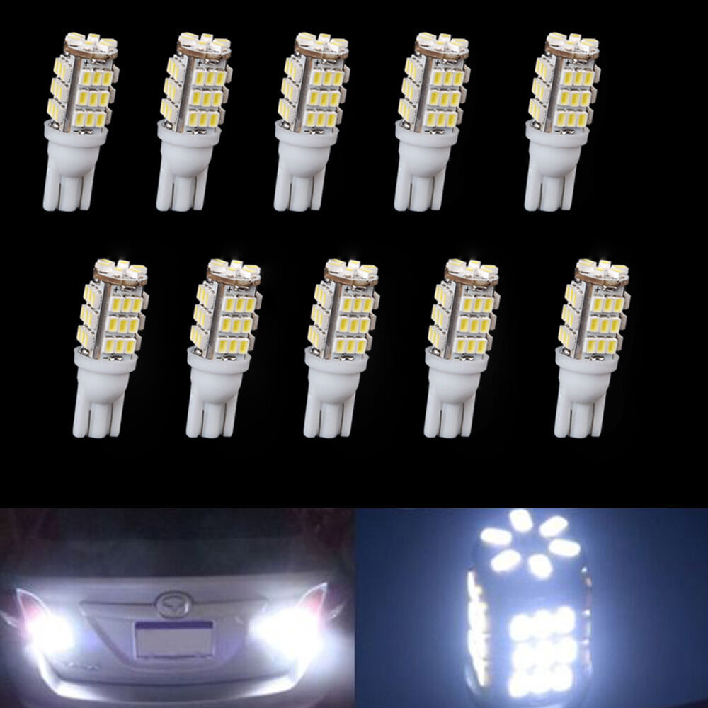 2PCS T10 Cool White Car 42SMD Backup Reverse LED Light Bulb 921 912 906 168 W5W