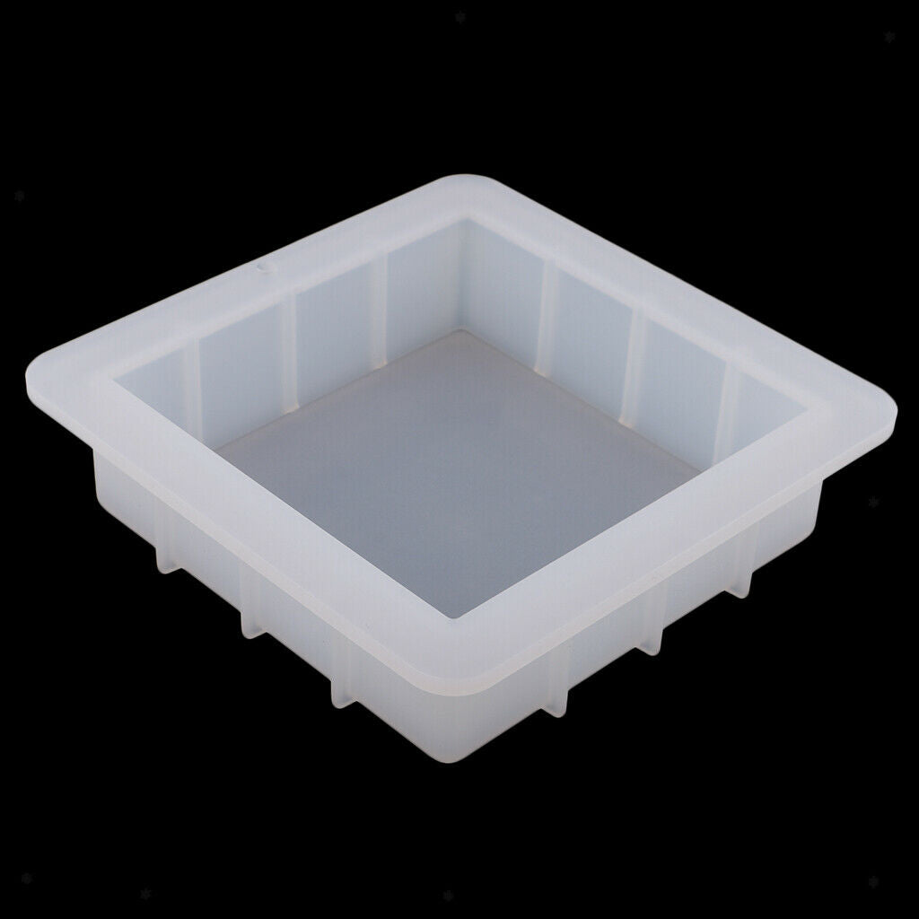 1100ml Square Silicone Soap Mold DIY Handmade Cake Loaf Mould Mooncake Loaf Mold