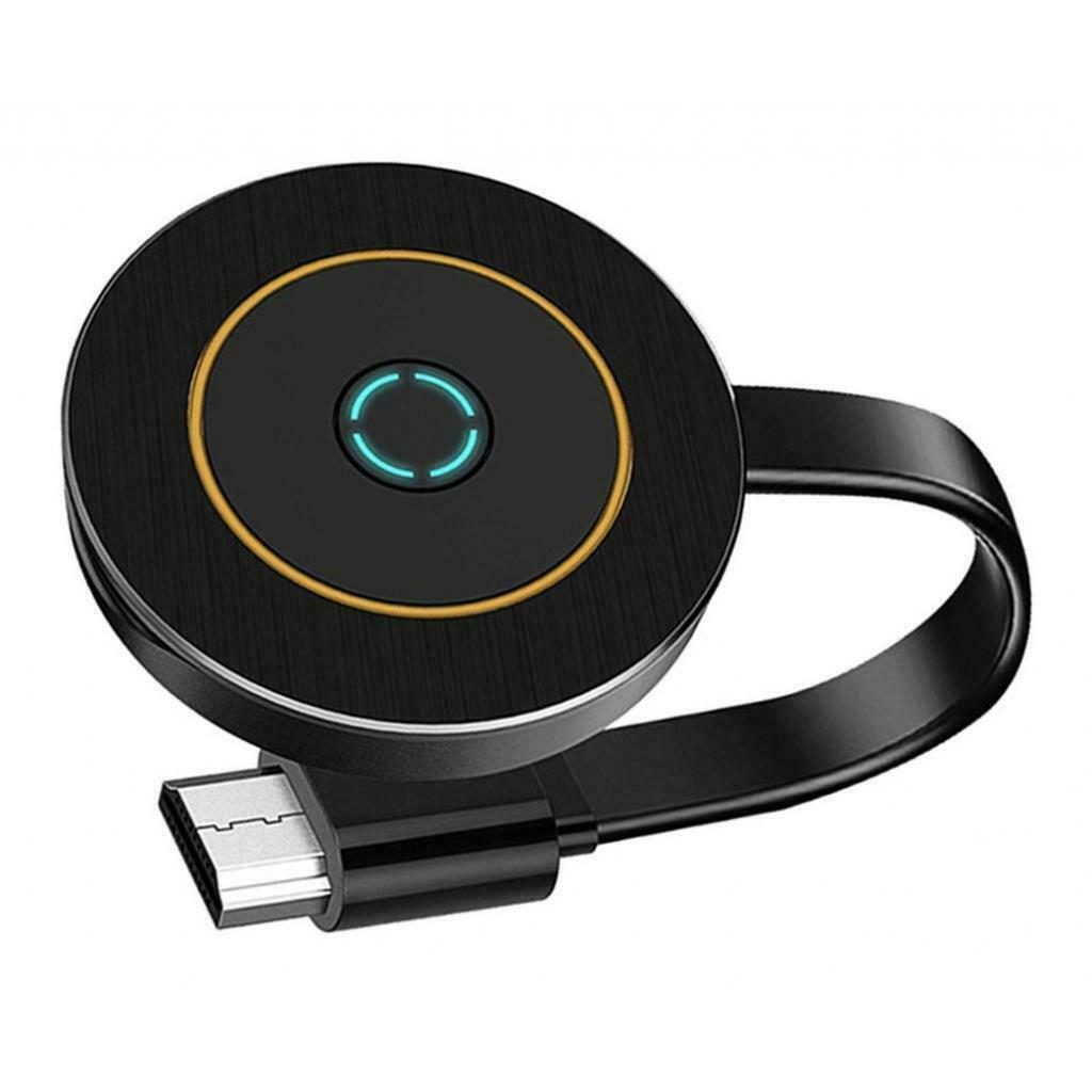 Portable Wireless Display Dongle HDMI TV Stick 2.4G / 5G WiFi 1080P BLACK