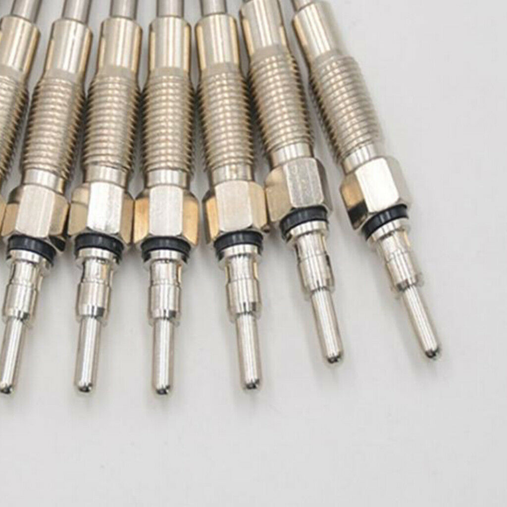 8 Pieces Replacement Glow Plug Kit Set For 1988-1994 Ford F350 F250 7.3L