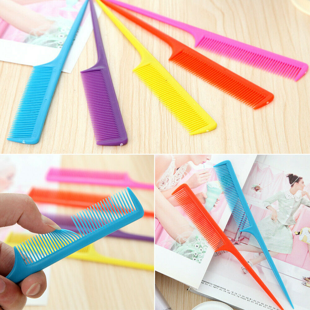2PC Hairdressing Hair Brush Anti-static Travel Pocket Hair Comb Styling Tool ~~