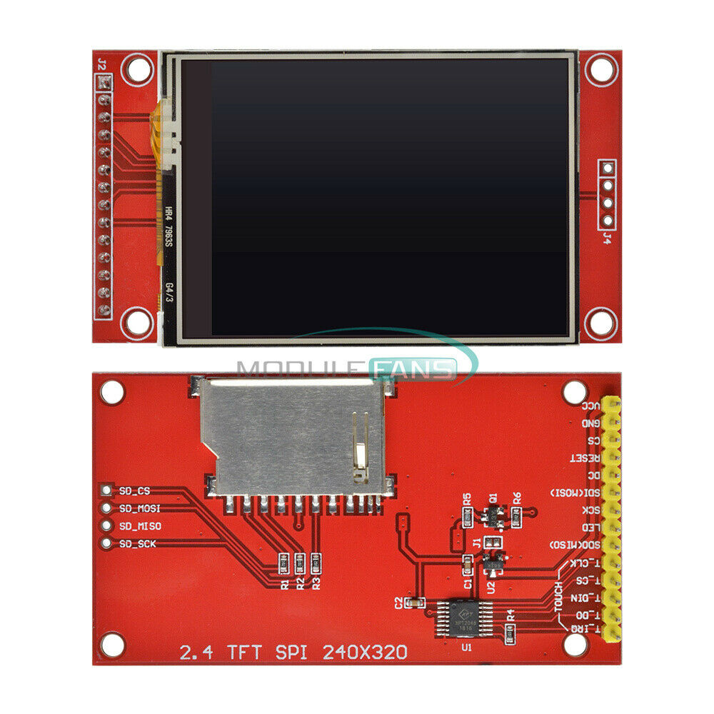 2.4" SPI TFT LCD Touch Panel Serial Port Module with PBC ILI9341 3.3V 240x320