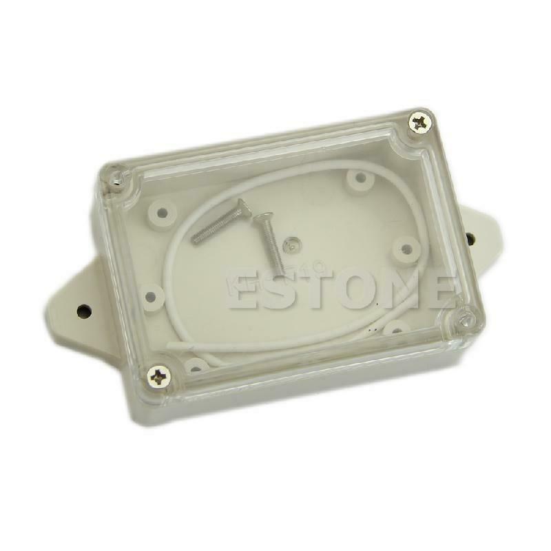 Plastic Waterproof Cover Clear Electronic Project Box Enclosure Case 85*58*33MM