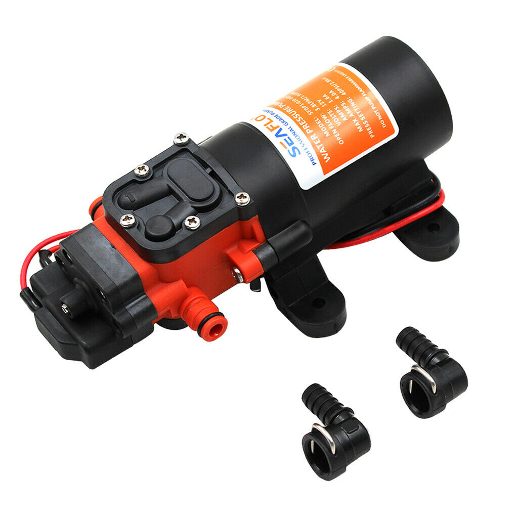DC 24V Self Priming Water Pressure Diaphragm Pump 1.2GPM 4.2L/min 35Psi Fit for