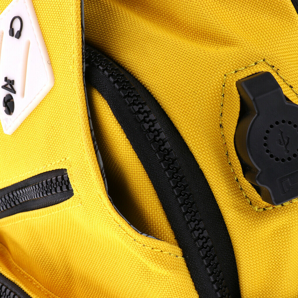Crossbody Bag Backpack Outdoor Cycling Chest Shoulder Gym Bags Sack Yellow