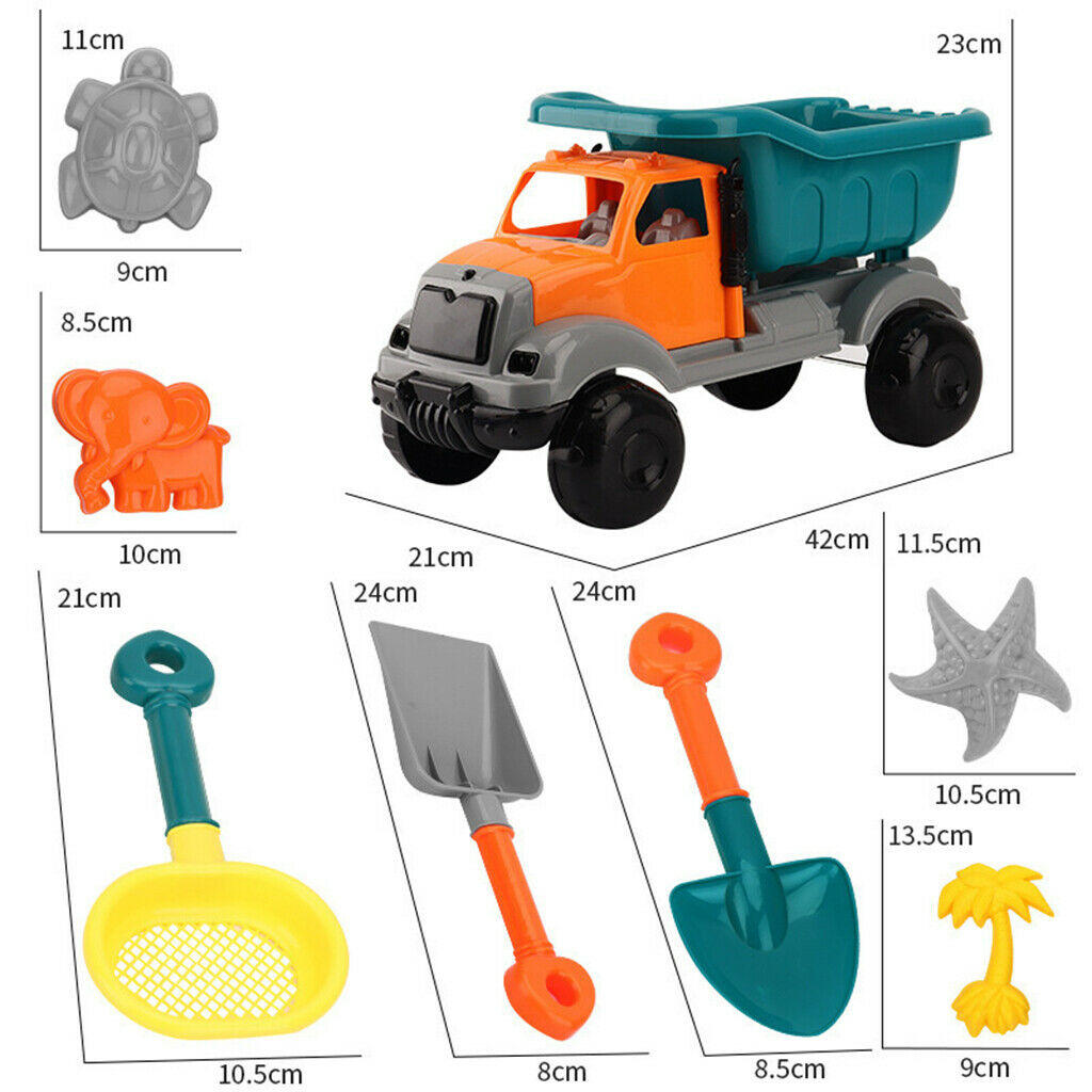Summer Beach Toys Sand Car Digging Tool for Kids 3-4 Todders Gift 40x20x23cm