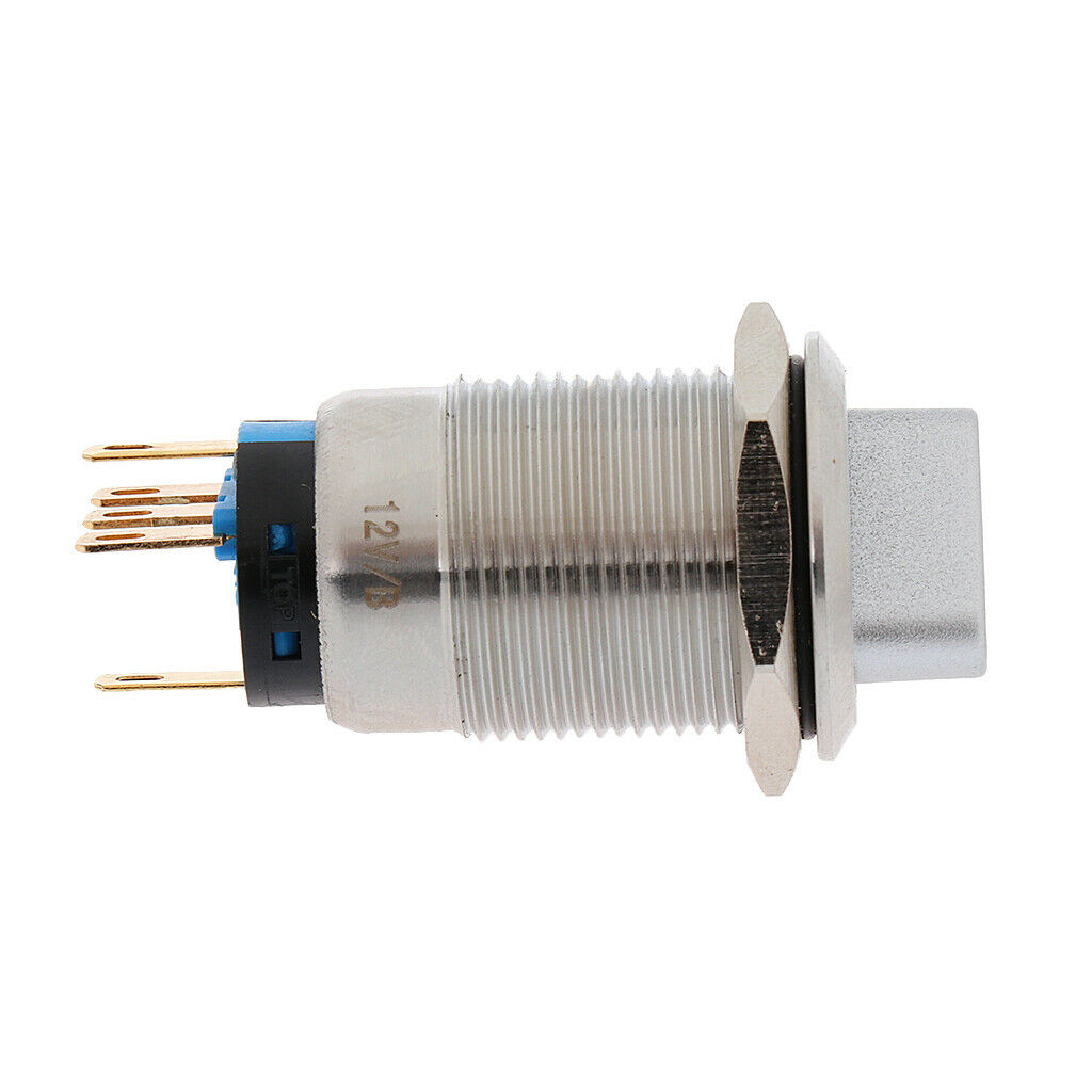 19mm Waterproof 2 Position 1NO 1NC Latching Selector Switch