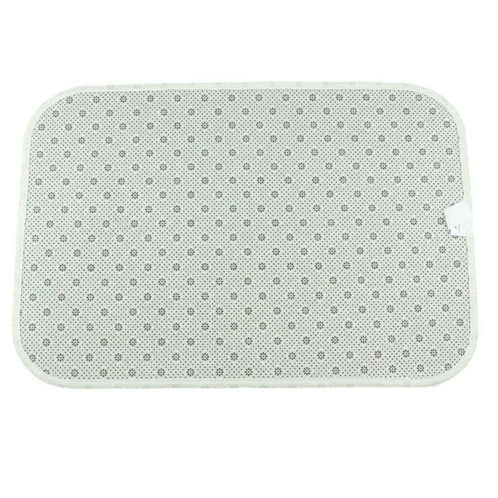 Pet Mat for Food and Water, Rectangle Non-Slip Rubber Mat for Dog and Cat S
