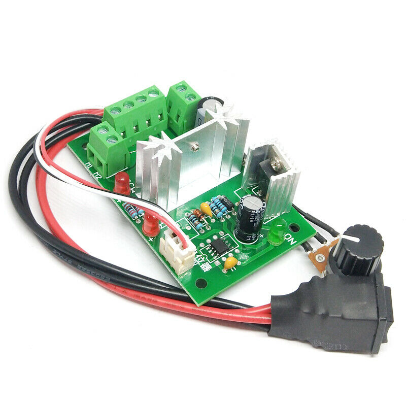 6V 12V 24V 10A PWM DC Motor Speed Controller Reversible CW CCW Regulator SwiBDA