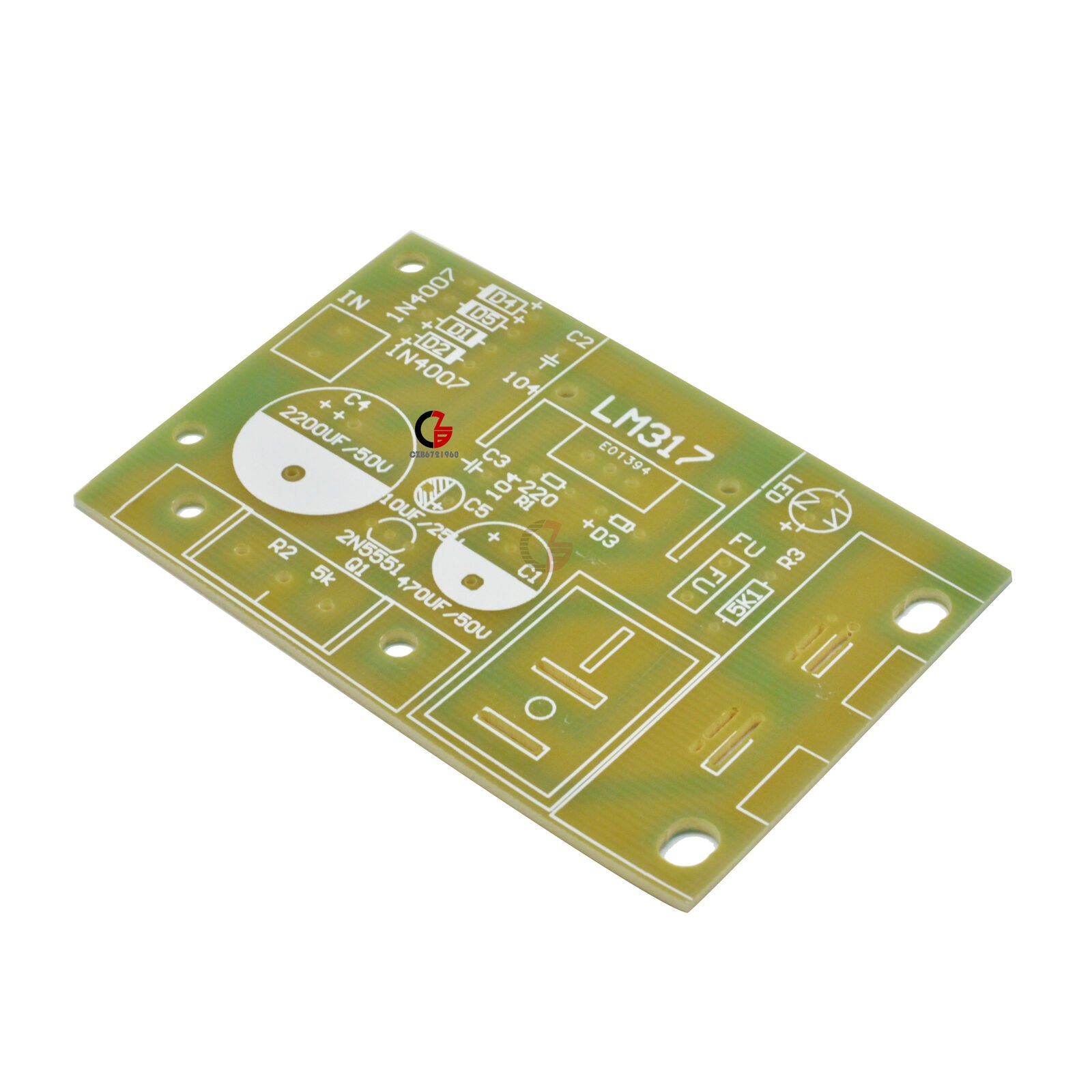 LM317 DC 5V-35V to 1.25V-30V Step Down DIY Kit AC/DC Power Supply Module