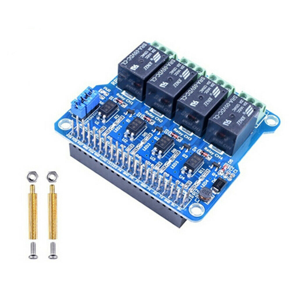 For Raspberry Pi Power Relay Board Expansion Module Shield SupportRPi Automation
