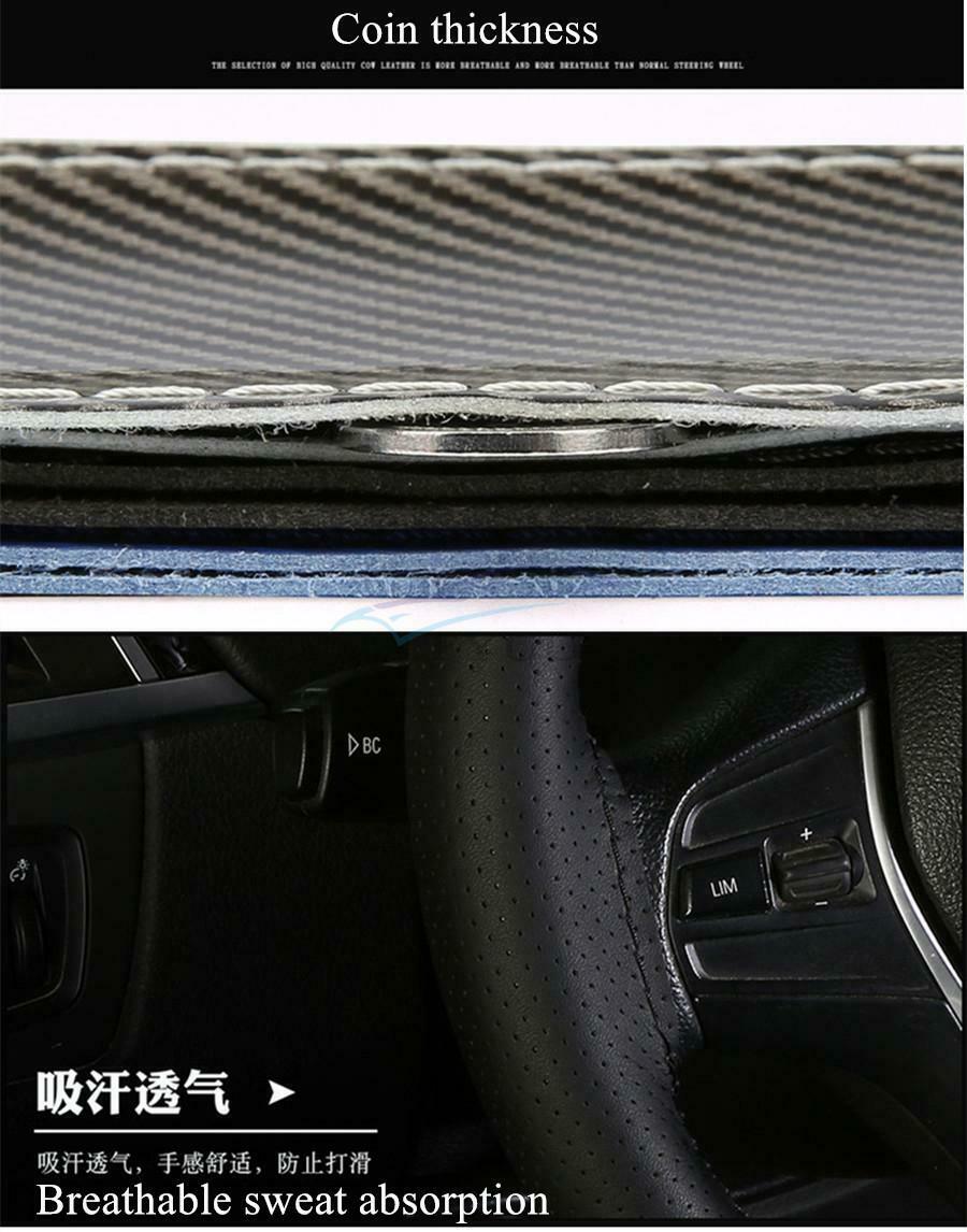 1 Piece 38CM Hand Sewing DIY Universal Car Steering Wheel Protector Cover Trim