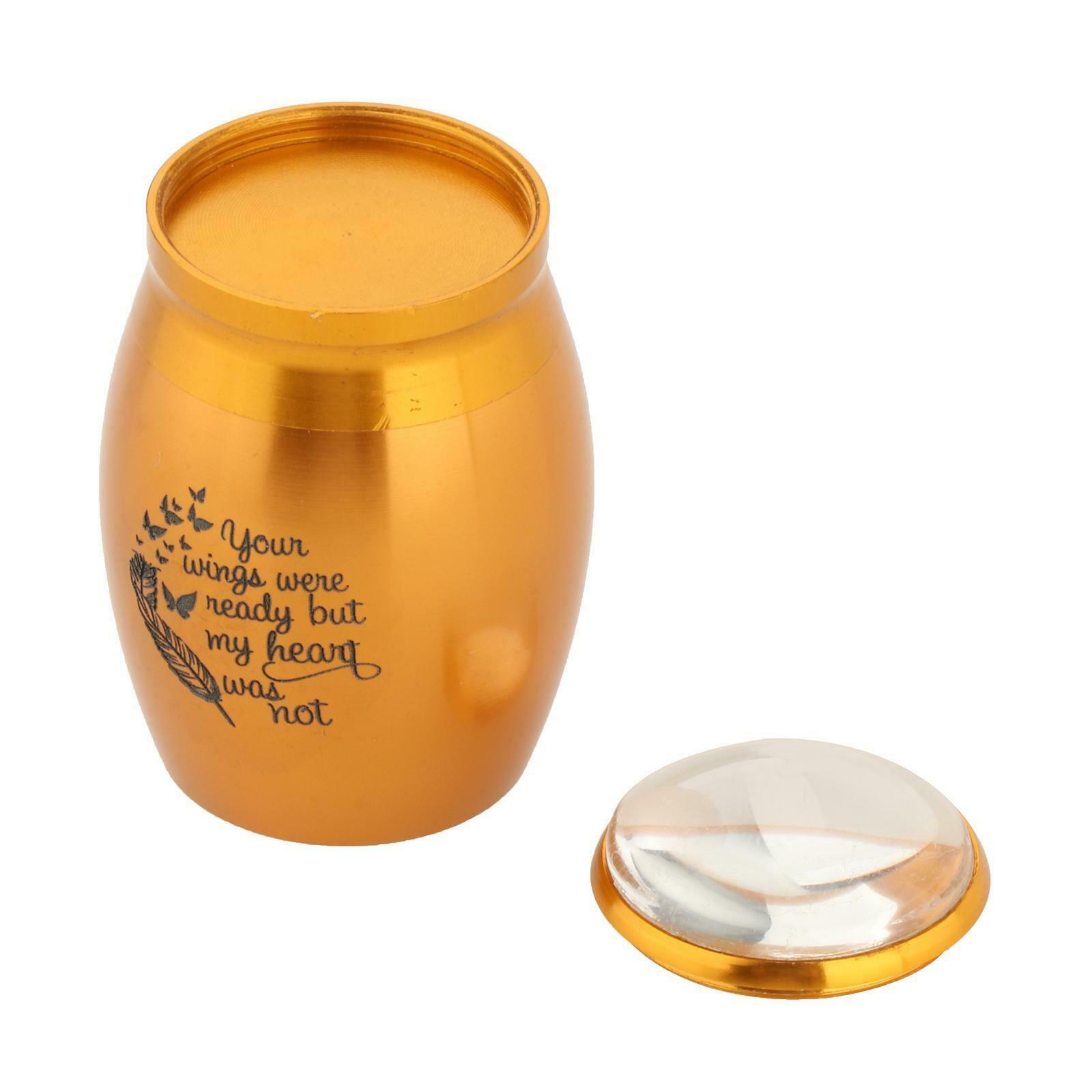 Stainless Steel Pet Keepsake Urn Mini Cremation Urns for Sharing Handcrafted