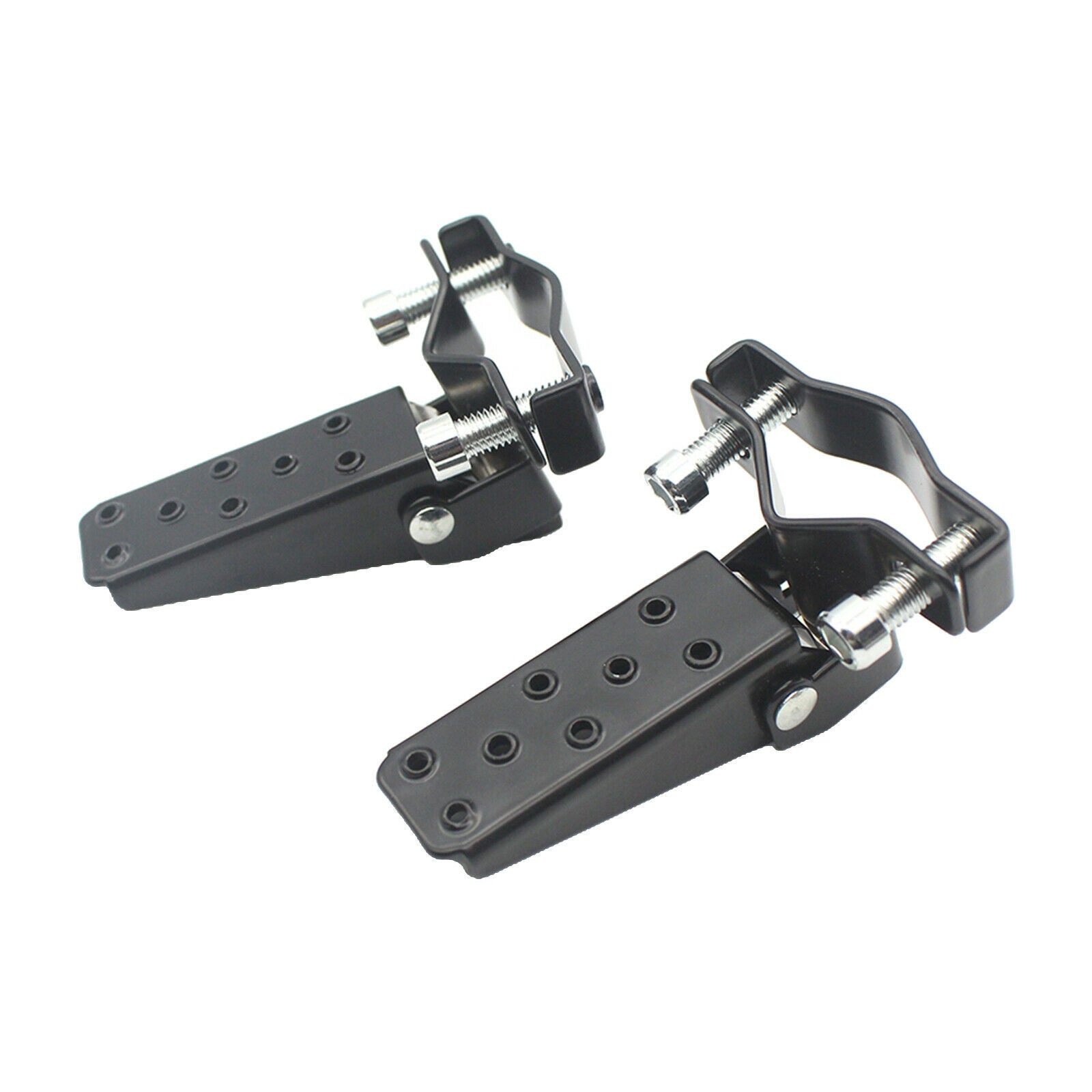 1Pair Universal 25mm-30mm Motorcycle Metal Footrests Pedals Spare Parts