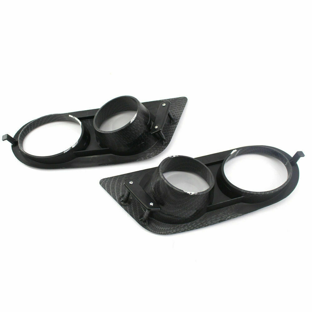Pair Carbon Fiber Style Left&Right Fog Light Cover For BMW E46 M3 2001-2006
