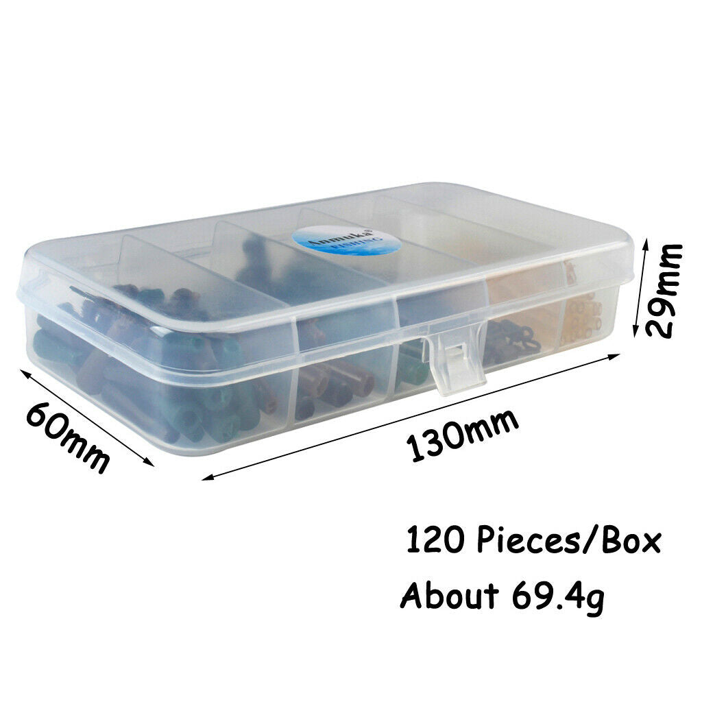 120pcs Carp Accessories  Quick Change Swivels Anti  Sleeves