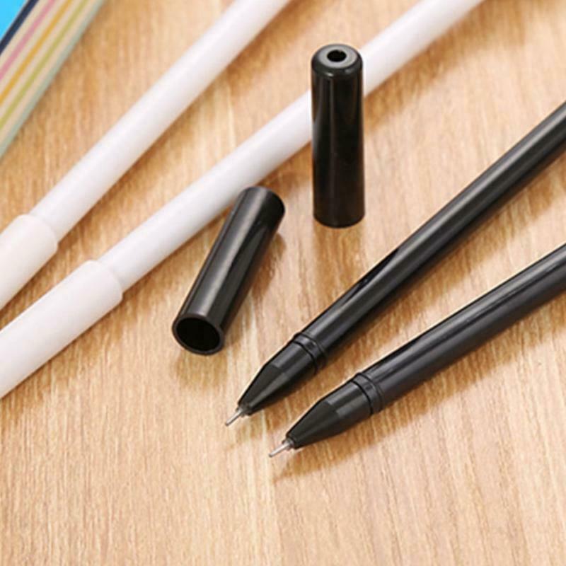 6pcs Cartoon Panda Gel Pen Refillable Smooth Writing Gel Pen for Gift Giveaway