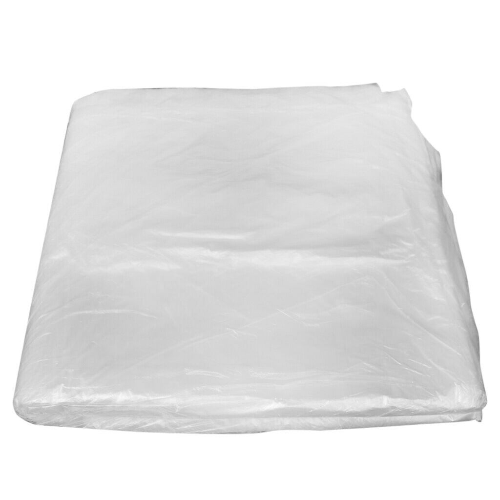 100 Pcs Clear Plastic Auto Seat Covers Mechanic Valet Disposable