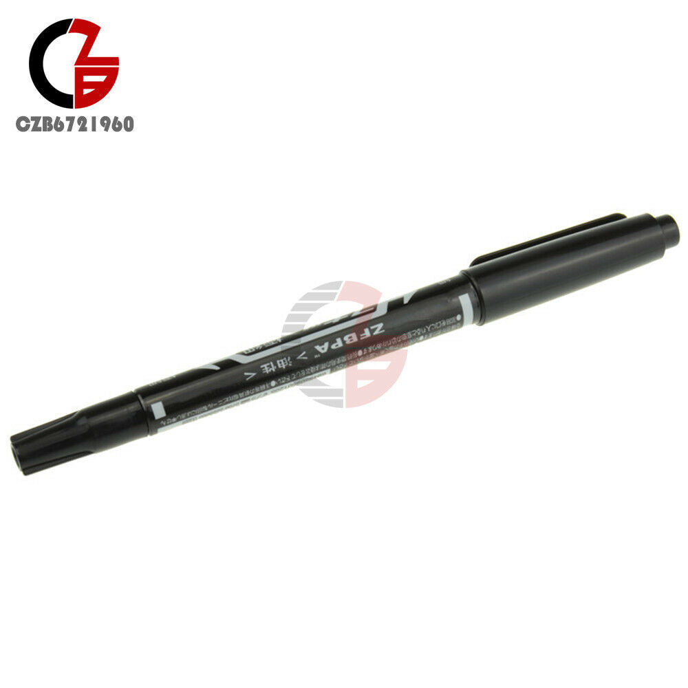 2PCS Black Ink Repair Pen DIY For Reparing PCB Printed Circuit Diagroam CCL