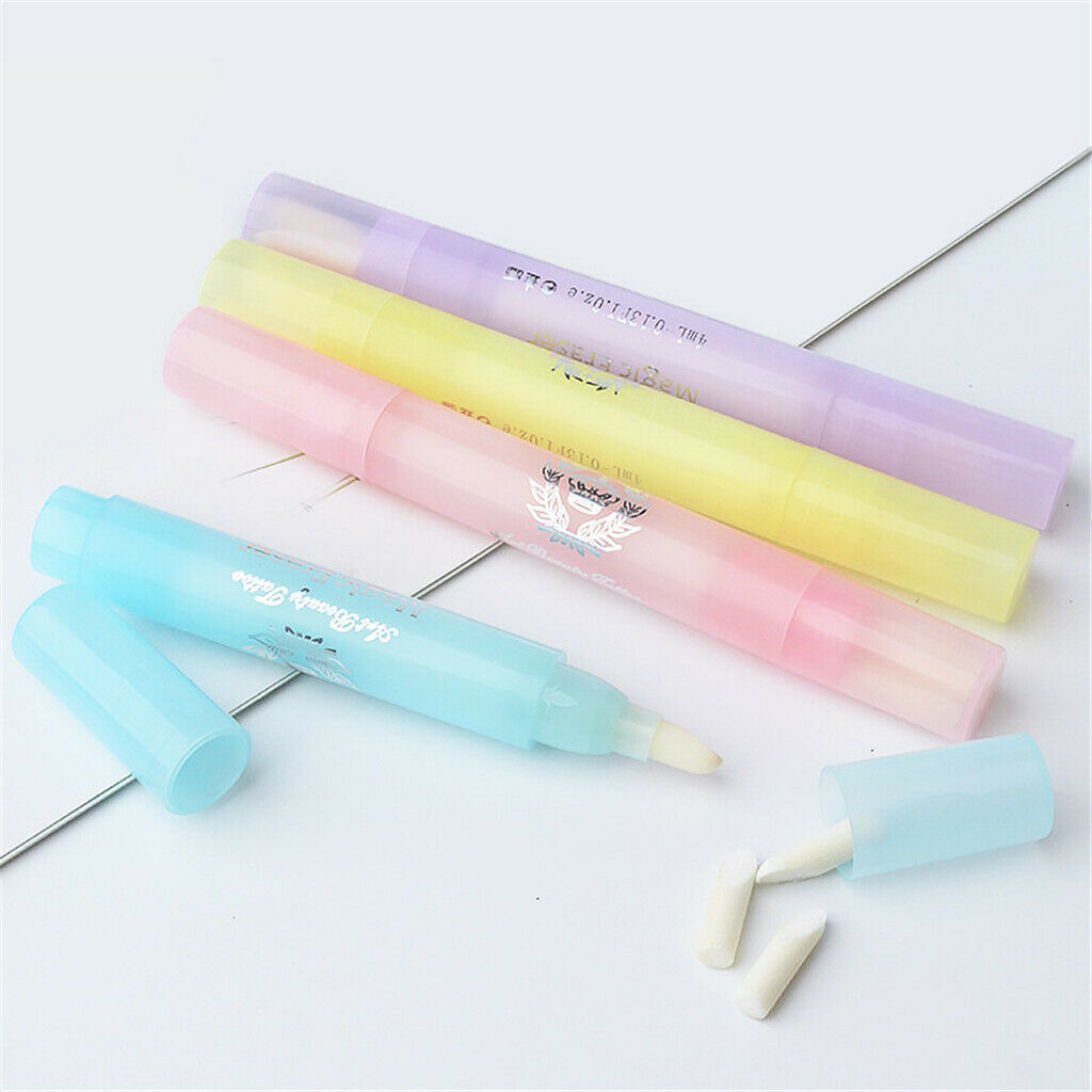 Correct & Clean Up Refillable Nail Polish Corrector Pen with 3 Tips